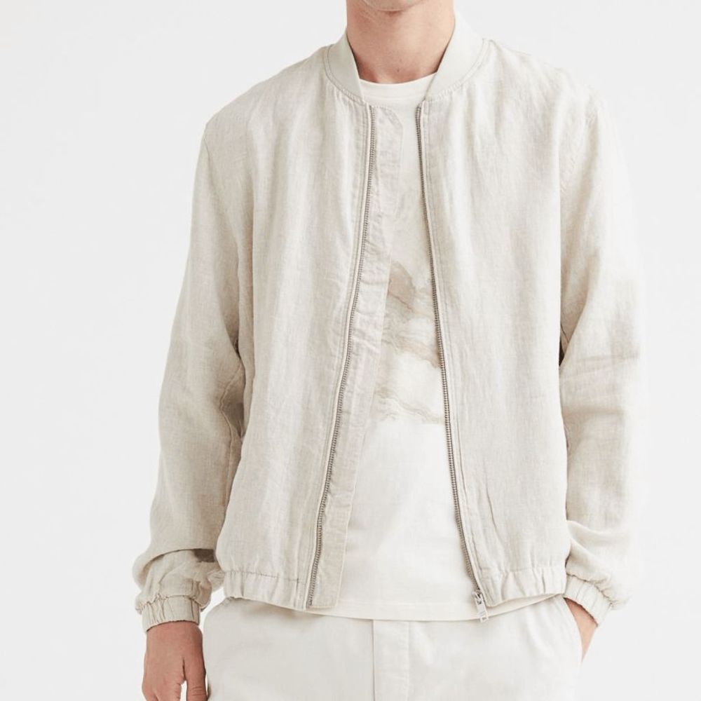 Linen Bomber Jacket - NWT
